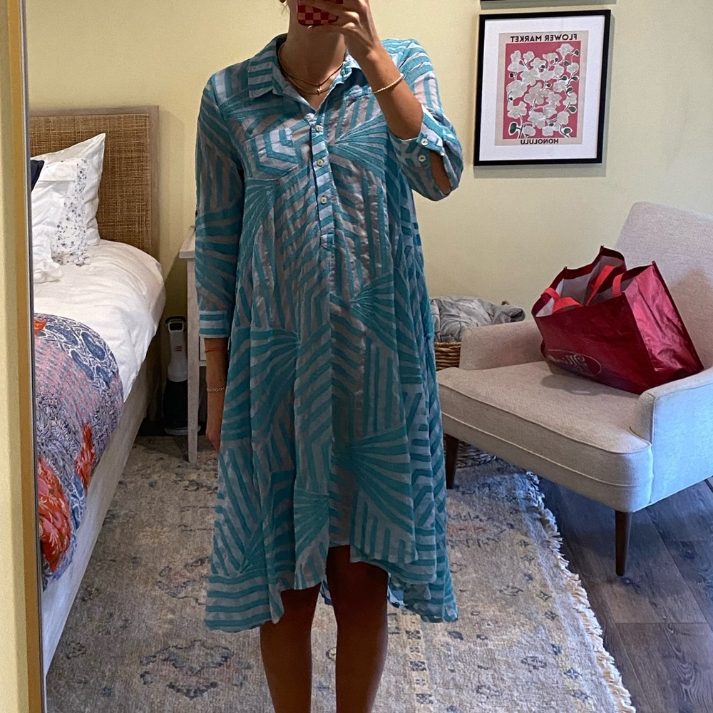 Holding Horses patterned mini dress